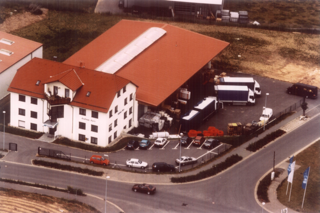 Luftbild der Firma Korn
